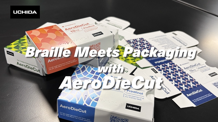 New Application of AeroDieCut: Braille-Embossed Medicine Boxes